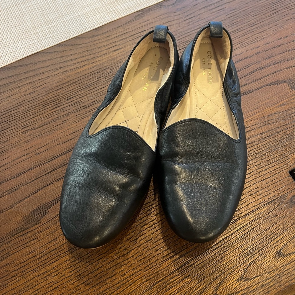 Cole Haan Black Flats